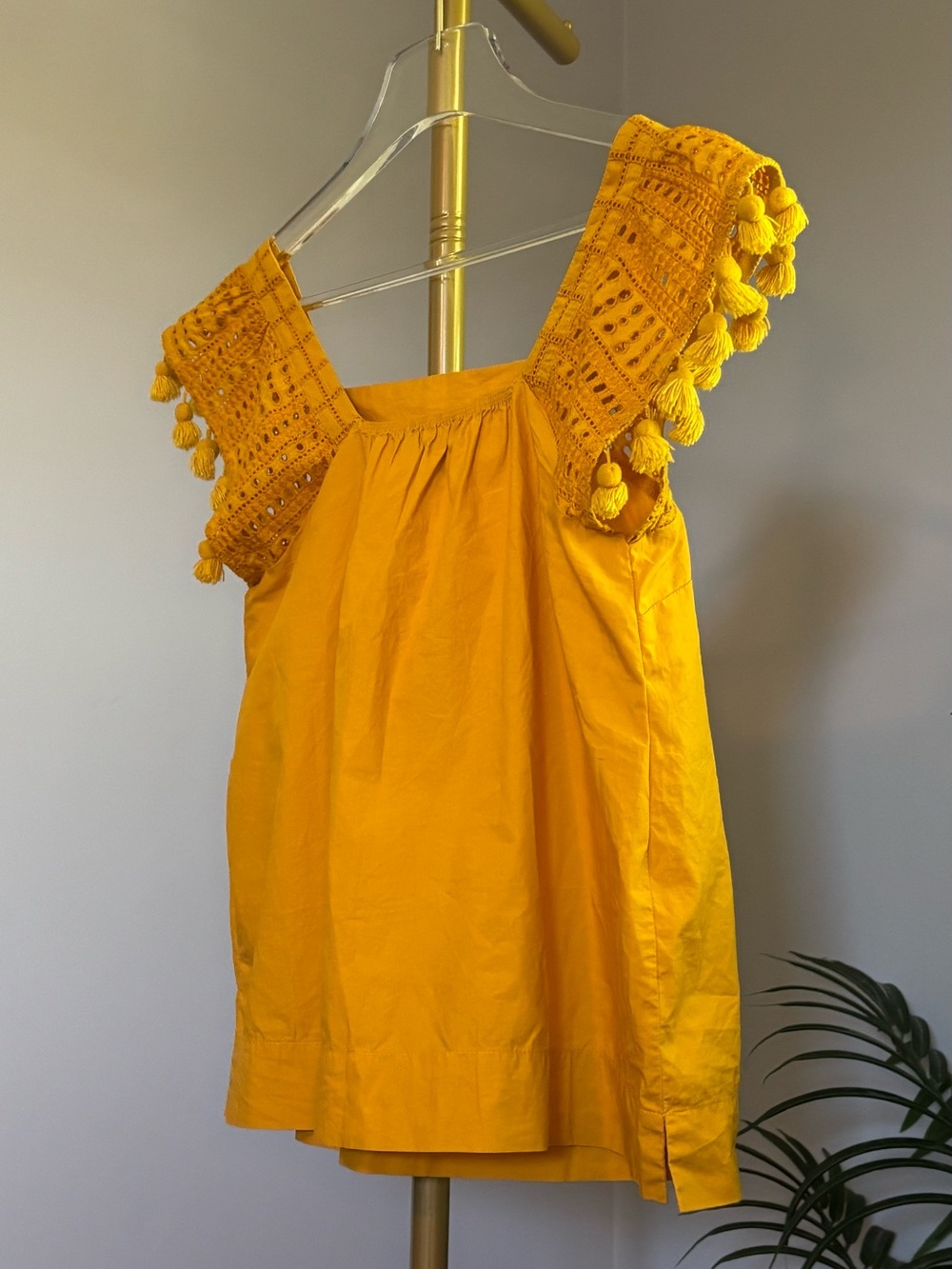 J. Crew Yellow Cotton Shirt - Picture 9 of 15